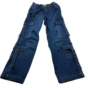 LOVE TRENDS JEANS CARGO JUNIOR SIZE 3  30" INSEAM